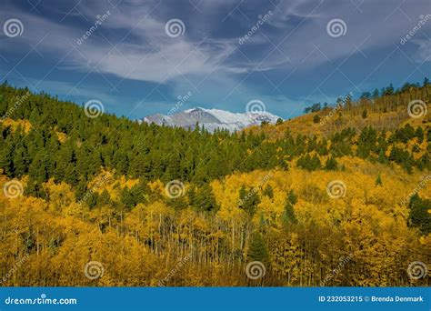 Montanha Boreas Em Kenosha Passa Com Esporos No Colorado Imagem de