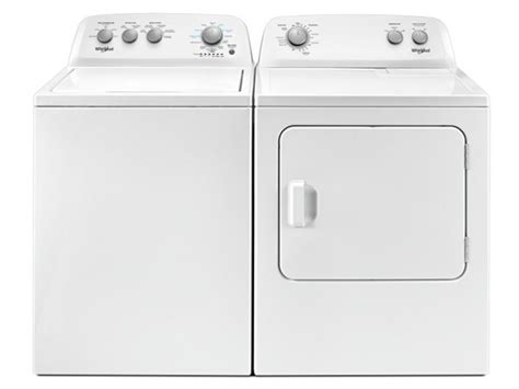 Whirlpool Wtw4855hw Ywed4850hw 44 Cu Fttop Load Washer And Top Lo