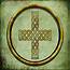 Watercolor Celtic Cross Symbol Painting By Kandy Hurley