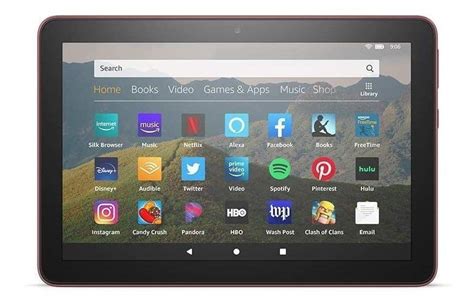 Tablet Amazon Fire Hd 8 2020 Kfonwi 8 32gb Plum Con 2gb De Memoria Ram