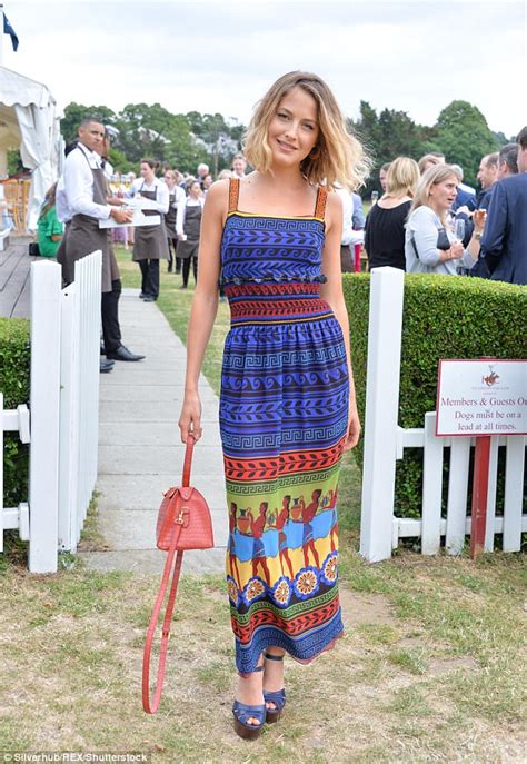 Tess Ward Attends Polo After Splitting From Harry Styles Daily Mail