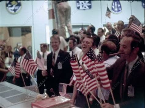 Apollo 11 Mission Control Splashdown Celebrations Stock Video Clip K0065320 Science Photo