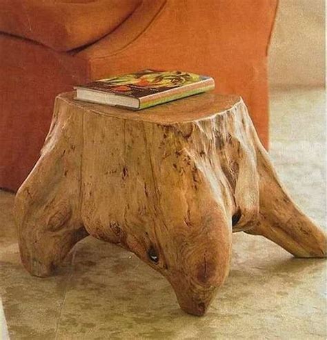 30 Tree Stump Furniture Ideas Make Impression Natural At Home Tree