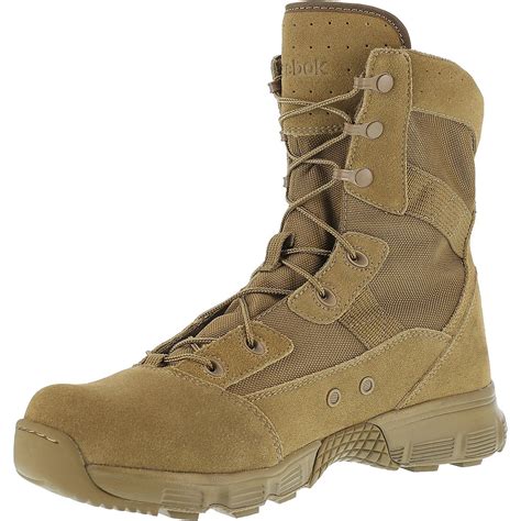 Reebok Mens Hyper Velocity 8 In Army Compliant Eh Tactical Boots Academy