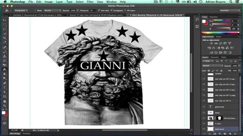 How To Design A T-shirt in Adobe Photoshop CS6 - YouTube
