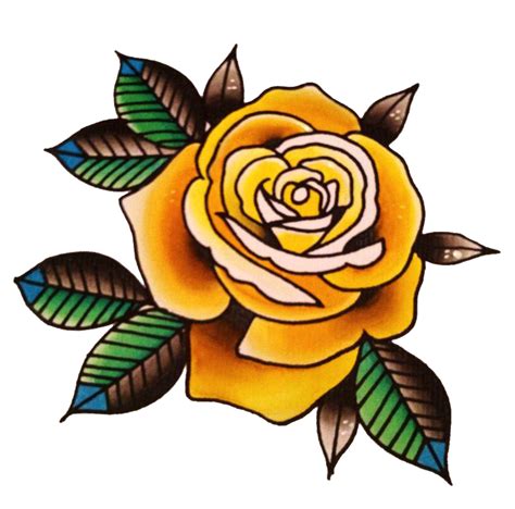 Yellow rose tattoo @forlovetattoo on instagram. Rose Tattoo PNG Transparent Images | PNG All