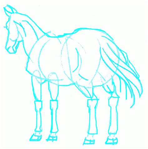 How to draw a horse easily: How To Draw A Horse Step By Step For Kids