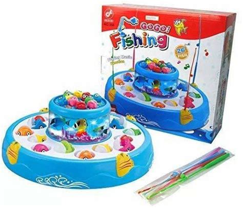 Mega Shine Fish Catching Game Big With 26 Fishes And 2 Pods Includes