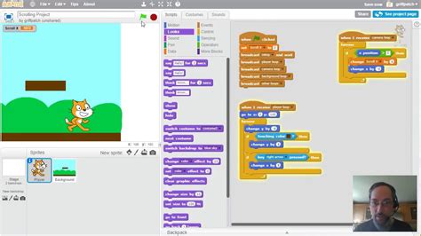 I would make a game where you could build a merchant fleet from scratch, or rise through the ranks of the military in one of hundreds of empires. Basic Side Scrolling in Scratch - YouTube