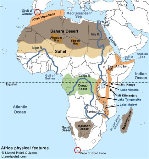 Physical Features Map Of Africa Verjaardag Vrouw Hot Sex Picture