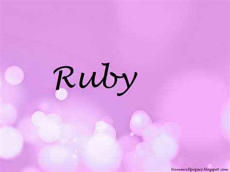 Ruby Name Wallpapers Ruby Name Wallpaper Urdu Name Meaning Name