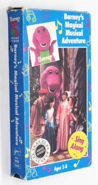 BARNEY S MAGICAL MUSICAL ADVENTURE VHS Video Tape SING ALONG Baby Bop