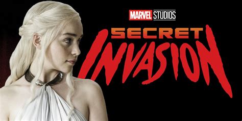 Secret Invasion Set Leaks Offer First Look At Emilia Clarkes Mystery