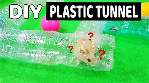 Making Tunnel For Hamster From Old Plastic Water Bottles Diy Hamster