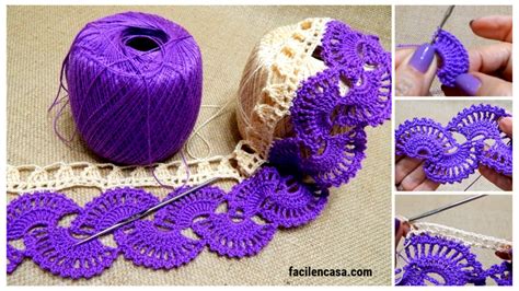 Hermoso Modelo De Encaje De Dos Colores A Crochet Paso A Paso