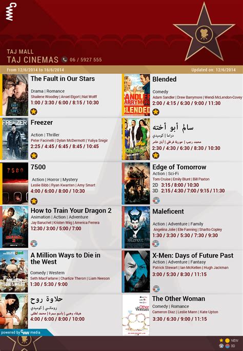 Mbo brem mall is located in kepong, kuala lumpur. Taj Cinemas - Taj Mall Movies Show Times From 12/6/2014 to ...