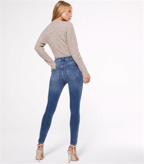 Women S Petite Blue Contour Super Skinny Jeans Aa Sourcing Ltd