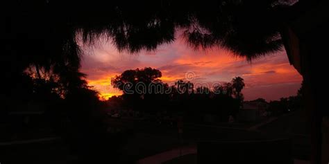 Sunset Mesa Arizona Stock Image Image Of Sunset Skies 100761851