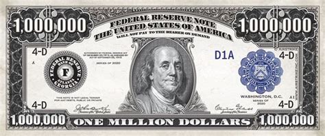 Million Dollar Bill Product Page