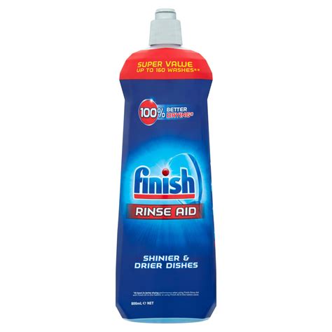 Finish Rinse Aid 800ml Washing Up And Dishwasher Tablets Iceland Foods