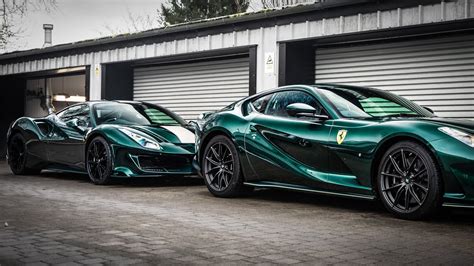 British Racing Green Ferrari Collection Pista 812 Superfast F12