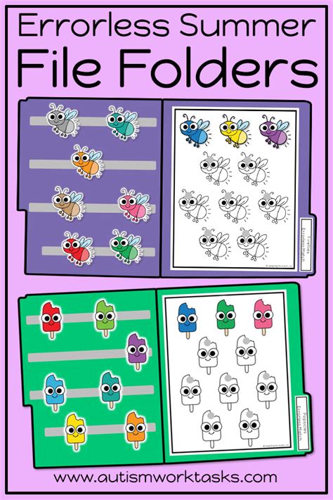 Free Printable File Folder Games For Special Education Printable Word
