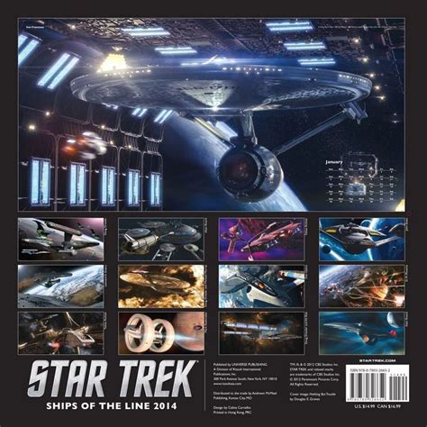 First Look Star Trek Calendars Star Trek Star Trek Ships Star