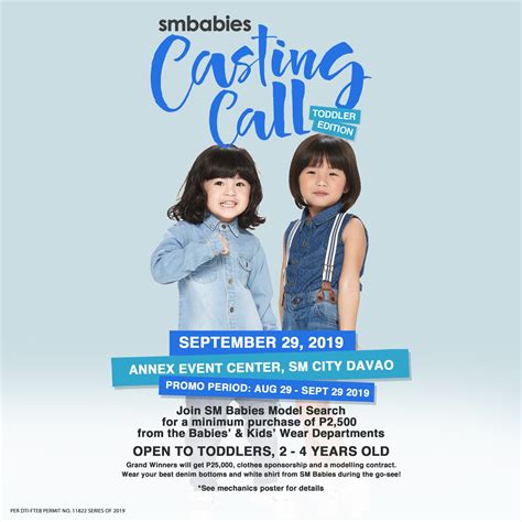 Sm Babies Casting Call Toddlers Edition My Davao City