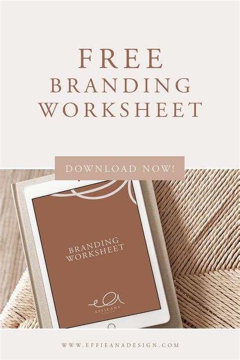Download FREE Branding Worksheet — Effie Ana Design | Branding ...