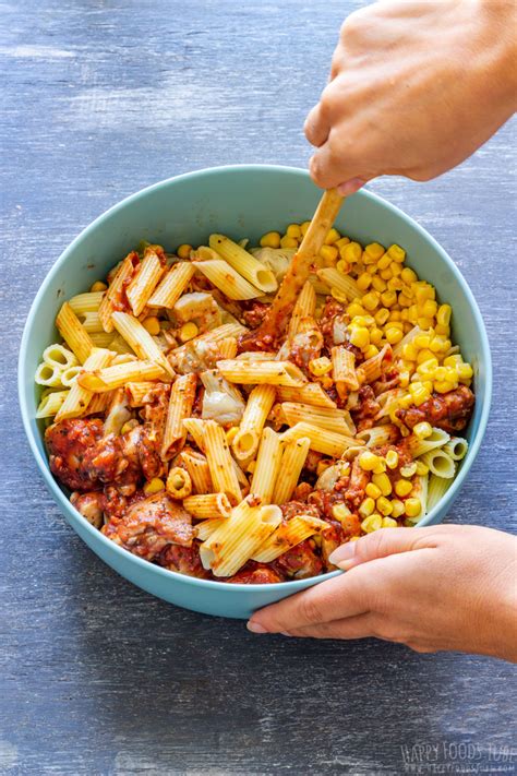 Easy Chicken Pasta Casserole Recipe Happy Foods Tube