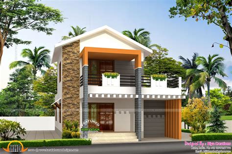 Kerala Home Design And Floor Plans Small Double Storied House In 1200