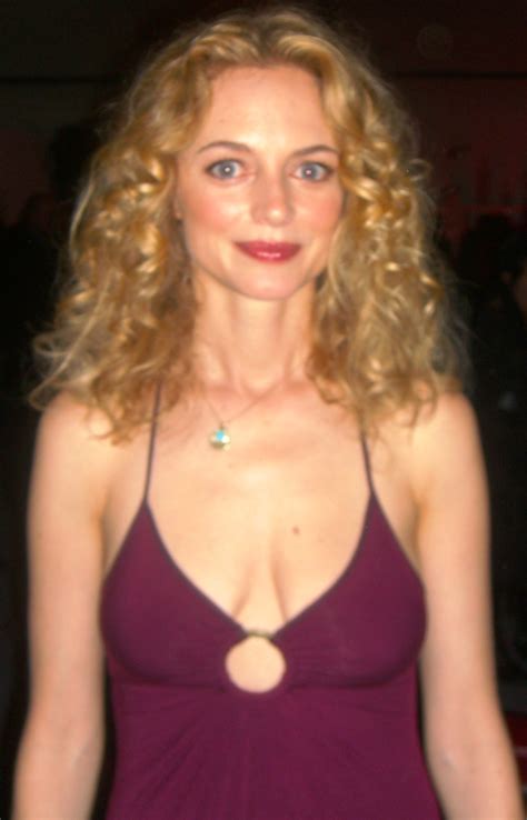 Love Is The Drug For Actress Heather Graham