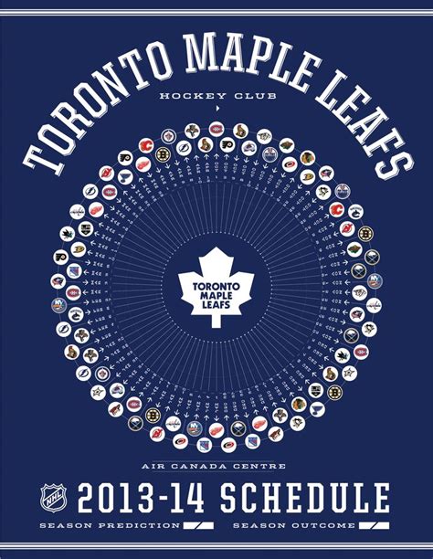 Toronto Maple Leafs 2013 14 Schedule Toronto Maple Maple Leafs