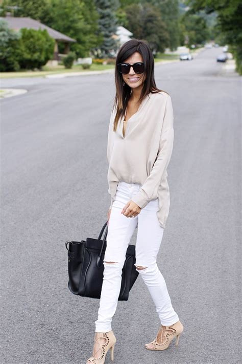 How To Wear White Jeans 17 Stylish Outfit Ideas
