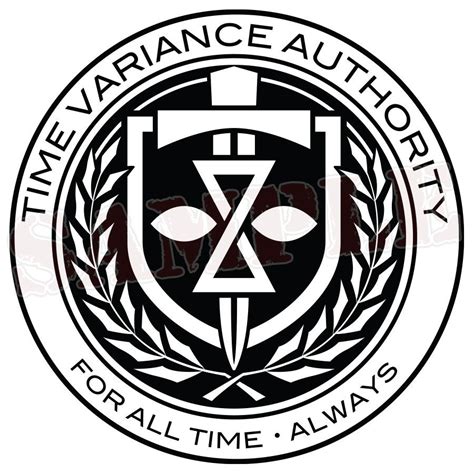 Time Variance Authority Tva Crest Logo Variant Vector Digital Etsy Uk