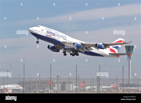 British Airways Boeing 747 G Civm Taking Off From London Heathrow