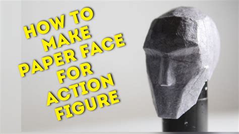 How To Make Paper Face Action Figure Simplecraft Youtube