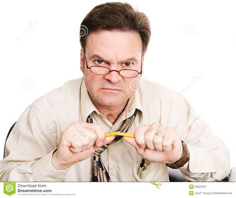 Frustrated Accountant Or Businessman Stock Image - Image of budget ...