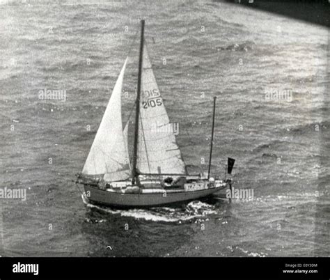 Jul 01 1968 Alec Rose On Last Leg Of Round The World Voyage The Ketch Lively Lady With