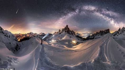 Milky Way Over A Bavarian Mountain Daily Mail Online