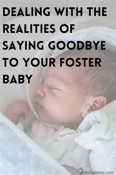 Dealing With The Realities Of Saying Goodbye To Your Foster Baby