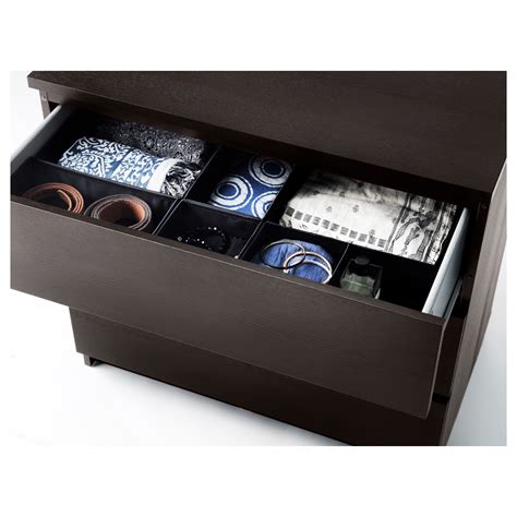 This item ikea skubb storage box,drawer organizer,multiuse set of 18, white. تقسیم کننده داخل کشو مشکی ایکیا مدل SKUBB — فروشگاه چیدمان