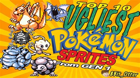 Top 10 Ugliest Pokémon Sprites From Gen 1 Youtube