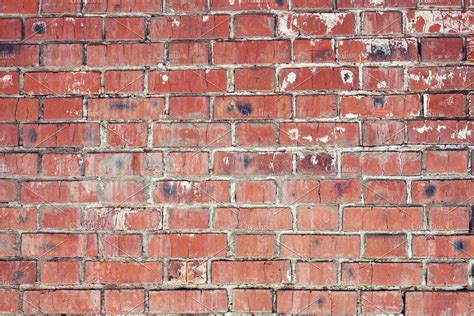 Brick Wall Old Texture Of Red Stone Blocks Background High Quality