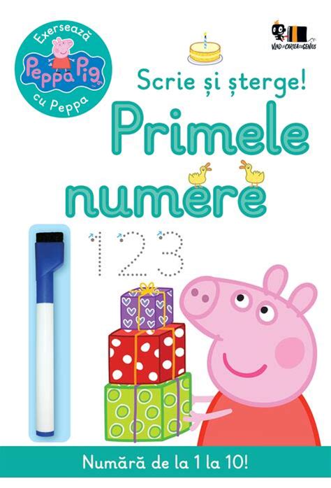 Peppa Pig Exersează Cu Peppa Scrie și șterge Primele Numere