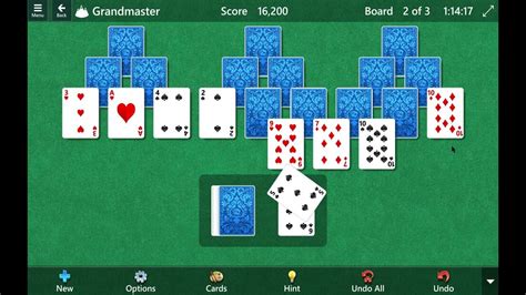 Microsoft Solitaire Collection Tripeaks Grandmaster Level Solved