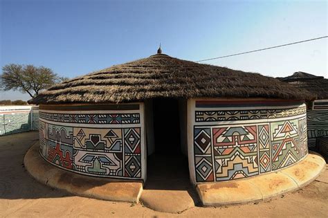 Ndebele House African House Vernacular Architecture Africa