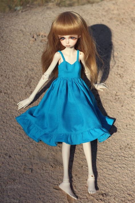Blue Dress For For Doll Chateau Kid K 1k 5 Body Or Minifee Etsy