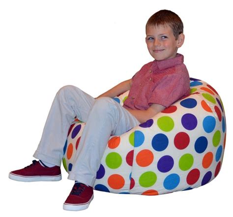 Round bean bags for children are circular. Image result for childs bean bag | Childrens bean bag ...