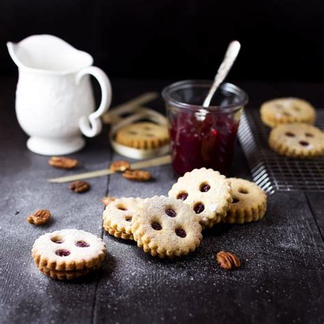 Can be made into a sandwich cookie. Delicious and easy traditional Austrian Linzer Cookies made with Pecan Nuts and Coconut Oil ...